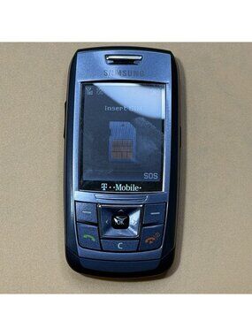 Samsung SGH T429 T-Mobile Slider Cell Phone Blue Original Box